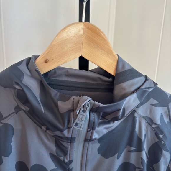 G/FORE Charcoal Tonal Floral Weather Resistant Repeller Jacket Men S Performance